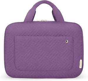 a purple bag with a handle