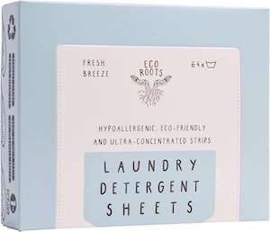 a box of laundry detergent sheets