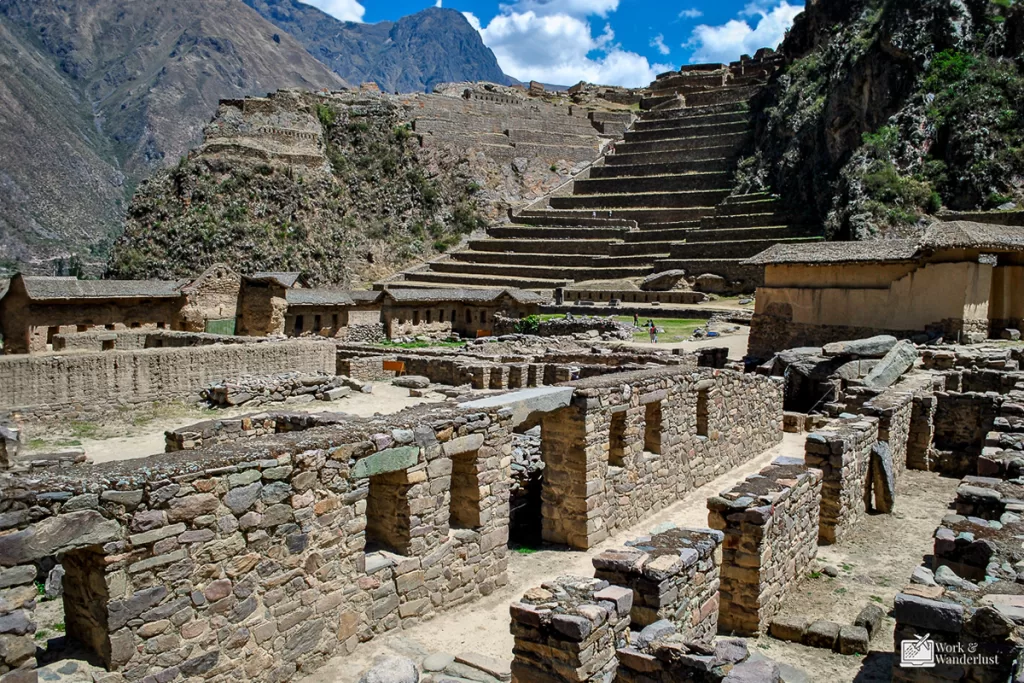 off-the-beaten-path-destinations-ollantaytambo-peru stone buildings in a valley in Ollantytambo, Peru