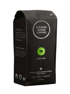 Kicking Horse coffee for travel coffee maker