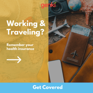 UAE Digital Nomad Visa Requirements 2025: 4 Easy Steps 3 work and travel insurance ad for the UAE digital nomad visa